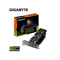 BAZAR - GIGABYTE VGA NVIDIA GeForce RTX 5050 Low Profile OC 8G, 8G GDDR6, 2xDP, 2xHDMI - Po opravě (Komplet)