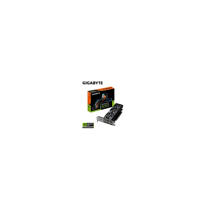 BAZAR - GIGABYTE VGA NVIDIA GeForce RTX 5050 Low Profile OC 8G, 8G GDDR6, 2xDP, 2xHDMI - Po opravě (Komplet)