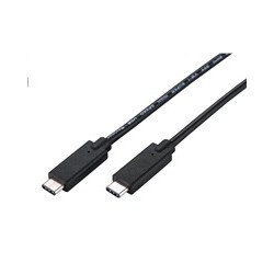 C-TECH kabel USB 3.2, Type-C (CM/CM), PD 100W, 20Gbps, 2m, černý