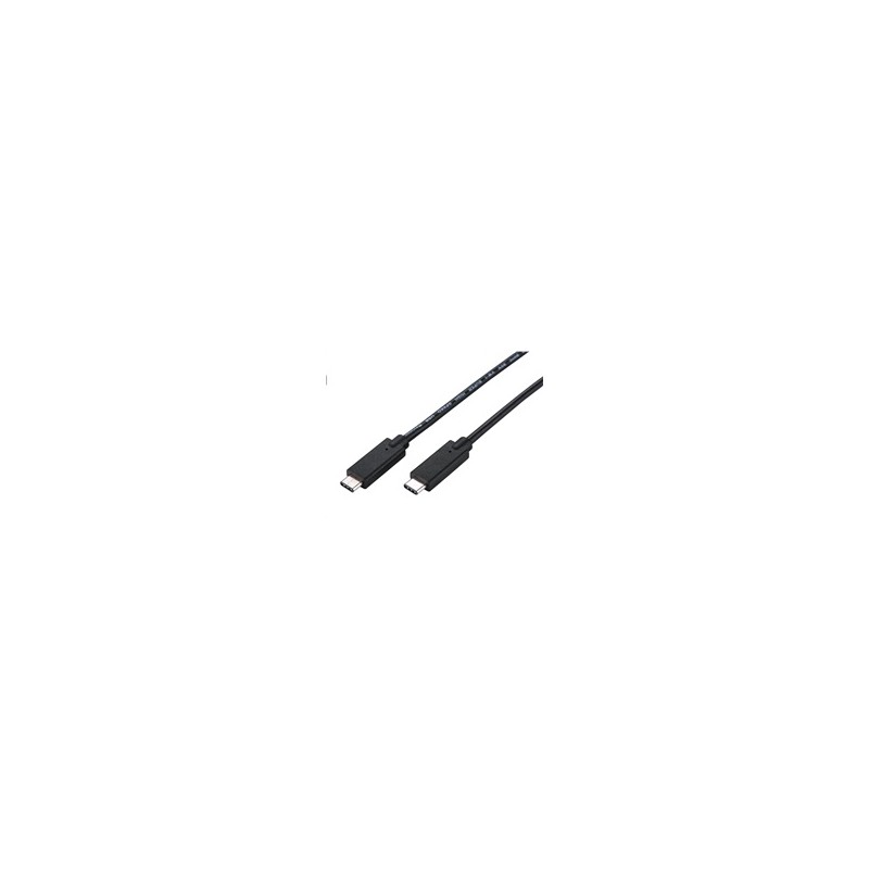 C-TECH kabel USB 3.2, Type-C (CM/CM), PD 100W, 20Gbps, 2m, černý