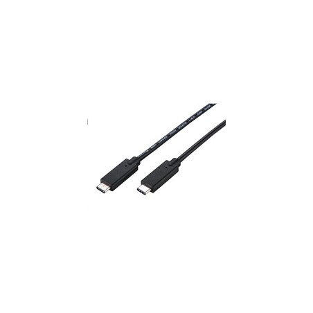 C-TECH kabel USB 3.2, Type-C (CM/CM), PD 100W, 20Gbps, 2m, černý