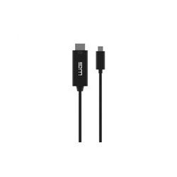 WG - Datový kabel Type-C na HDMI, 3 metry, 4K, černá