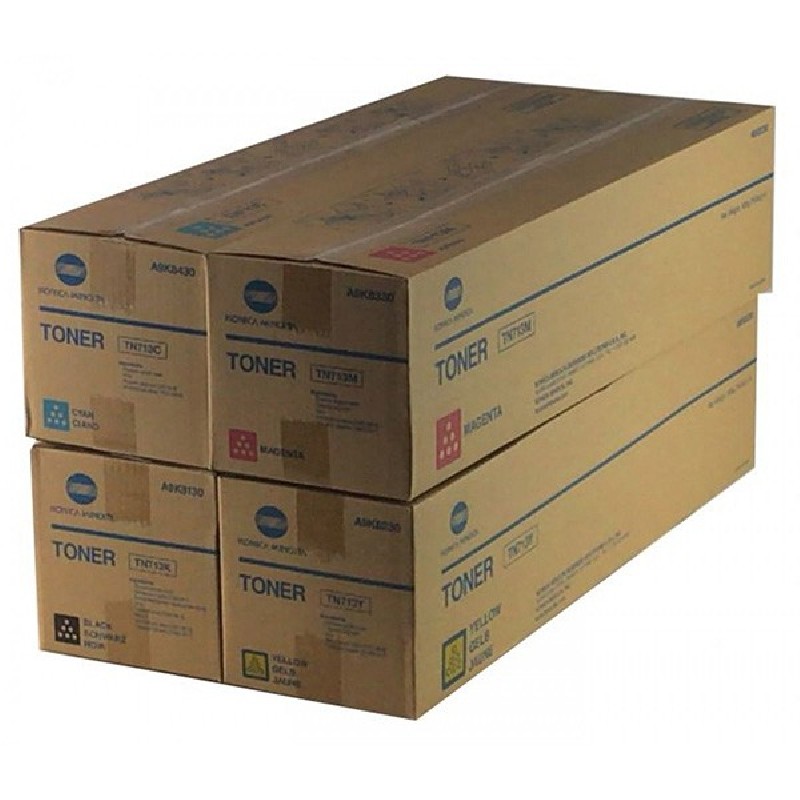 Konica Minolta originální toner A9K8150, TN713K, black, 48900str., poškozený obal typ