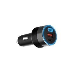 WG - Nabíječka do auta 3x USB 130W, 1x USB-C PD 100W + 1x USB-C 30W + 1x USB-A 18W, černá