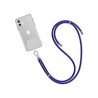 WG - Crossbody lace strap / transparent / blue