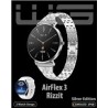 WG - Chytré hodinky WG AirFlex3 Rizz It, dámské, 2x řemínek, stříbrná
