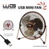 WG - Ventilátor USB mini fan 6inch, bronzový