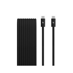 Apple Beats 240W USB-C TO USB-C/Braided Cable 3M/10FT Bolt Black