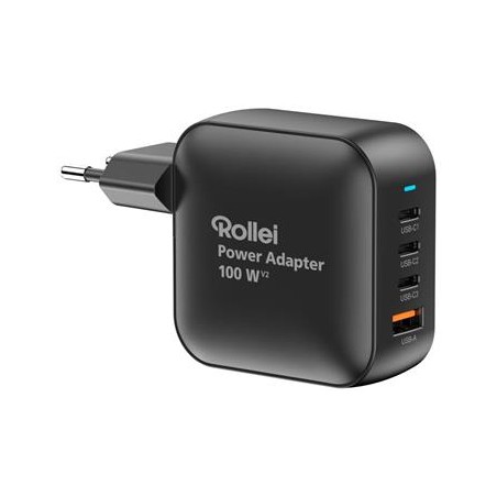Rollei cestovní nabíjecí adapter/ 3x USB-C/ 1x USB-A/ 100 W