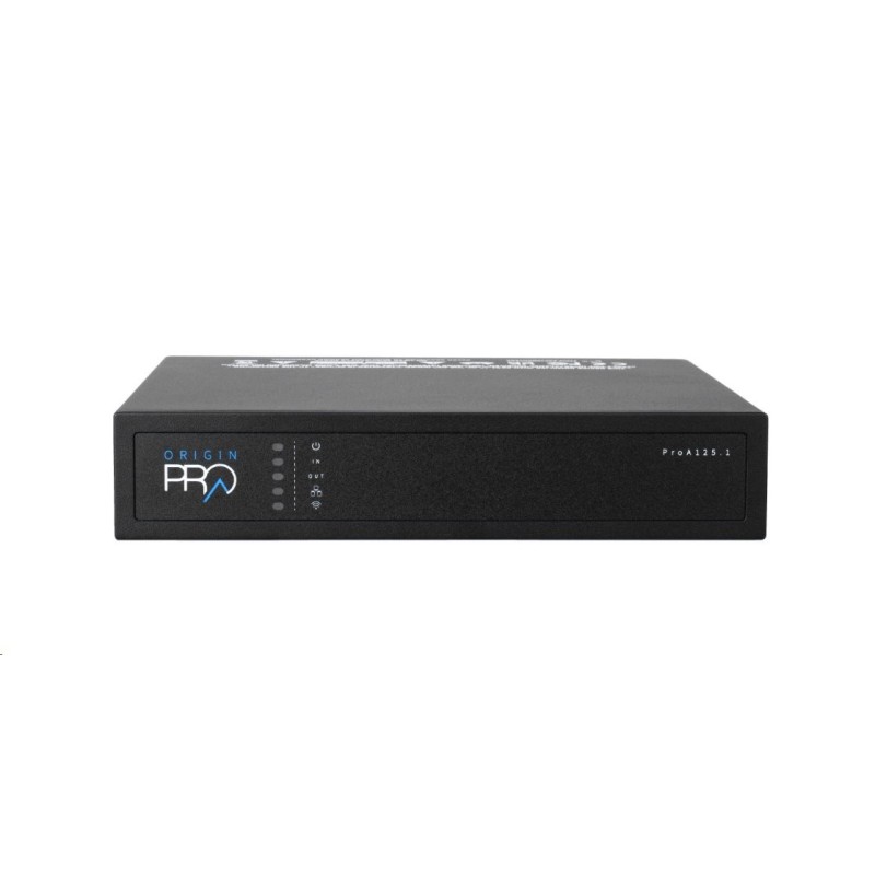 ORIGIN - Zesilovač ProA125.1 / DSP / 2-kanálový / 2x 60W nebo 1x 125W Hi-Z / 1U half-rack