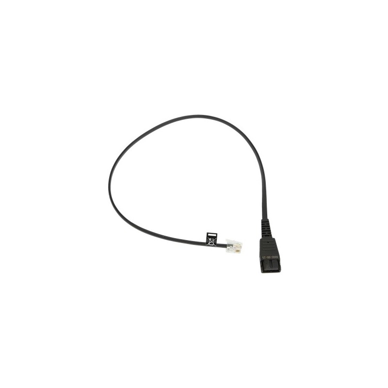 Jabra Cord, QD-RJ10, 0,5m, straight,Siemens