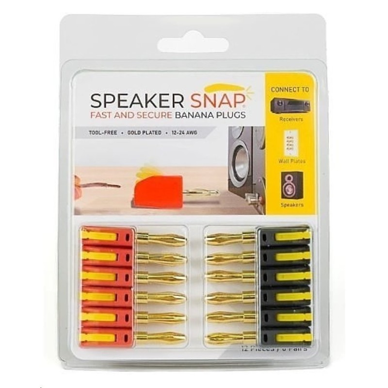 Speaker Snap - Banana Plug 6 párů