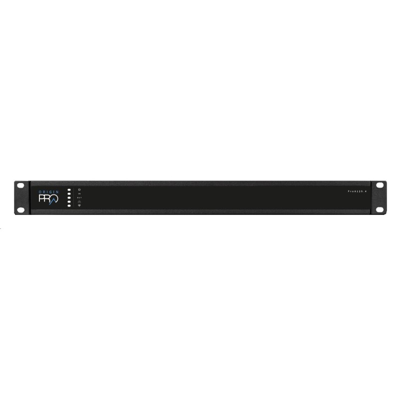ORIGIN - Zesilovač ProA250.4 / DSP / 8-kanálový / 8x 125W nebo 4x 250W Hi-Z / 1U full-rack