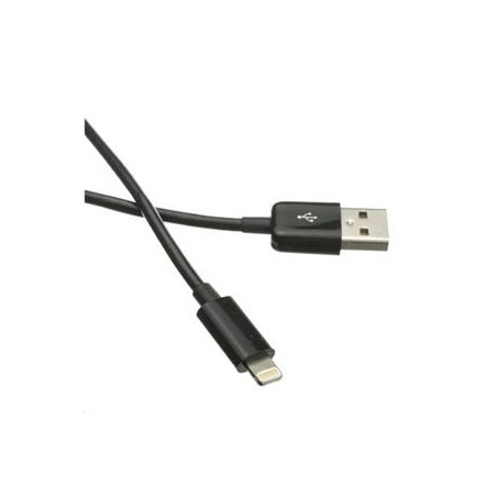 C-TECH kabel USB 2.0 Lightning (IP5 a vyšší) nabíjecí a synchronizační kabel, 1m, černý