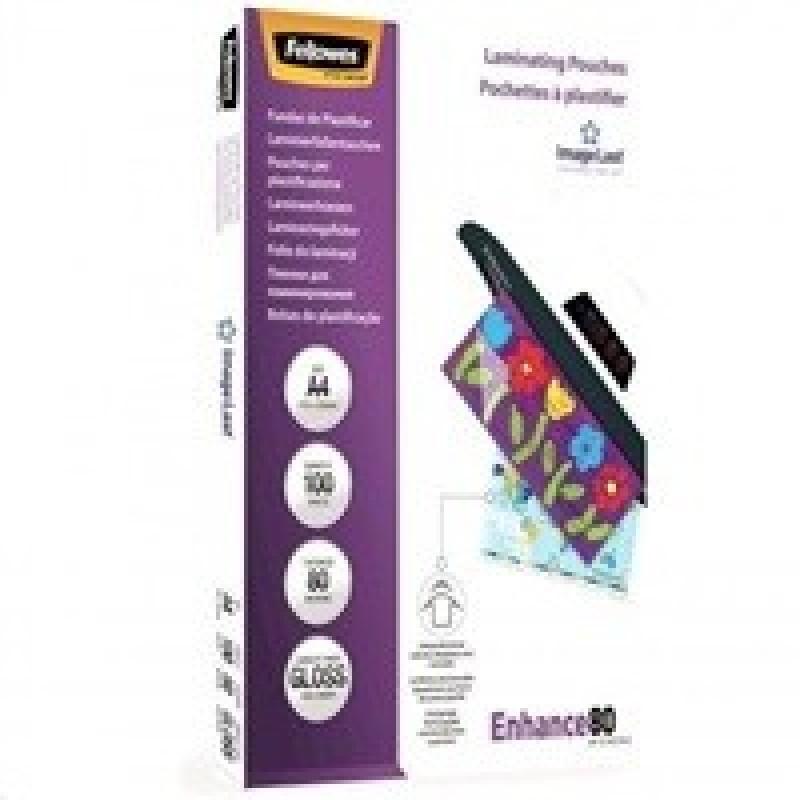 Laminovací fólie Fellowes A4 80 mic ImageLast, balení 100 ks