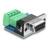 D-Sub 9 pin female to 4 pin Terminal Blo