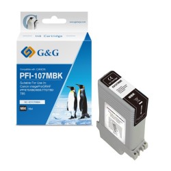 G&G kompatibilní ink s PFI107MBK, NC-00107MBK, 6704B001, matte black, 130ml, DOPRODEJ