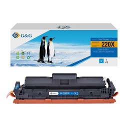 G&G kompatibilní toner W2201X, NT-PH2201XC-B-V2-S1, cyan, 5500str., high capacity, DOPRODEJ