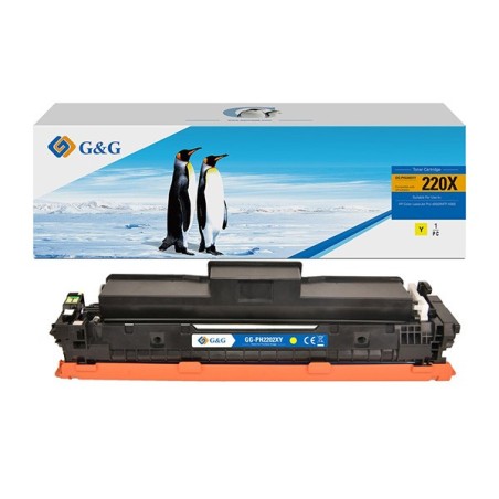 G&G kompatibilní toner W2202X, NT-PH2202XY-B-V2-S1, yellow, 5500str., high capacity, DOPRODEJ
