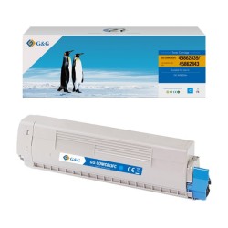 G&G kompatibilní toner s OKI 45862839, NT-COMC853FC, cyan, 7300str., DOPRODEJ