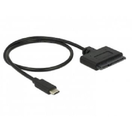 Delock převodník USB 10 Gbps (USB 3.1 Gen 2) s USB Type-C™ samec 22 pin SATA 6 Gbps samec