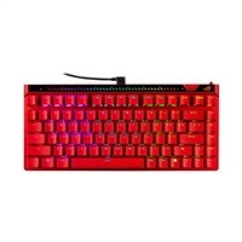 ASUS klávesnice ROG Falchion ACE 75 HE Lava Red, Mechanická, USB-C, US, červená
