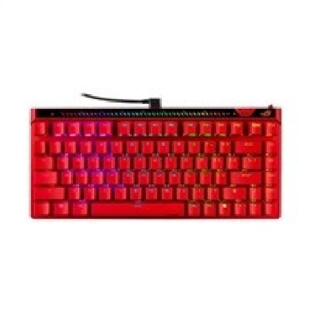 ASUS klávesnice ROG Falchion ACE 75 HE Lava Red, Mechanická, USB-C, US, červená