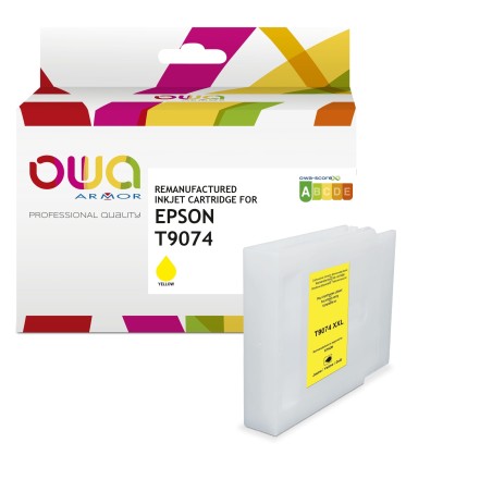 OWA ARMOR ink kompatibilní s Epson T9074, žlutá/yYellow,77ml
