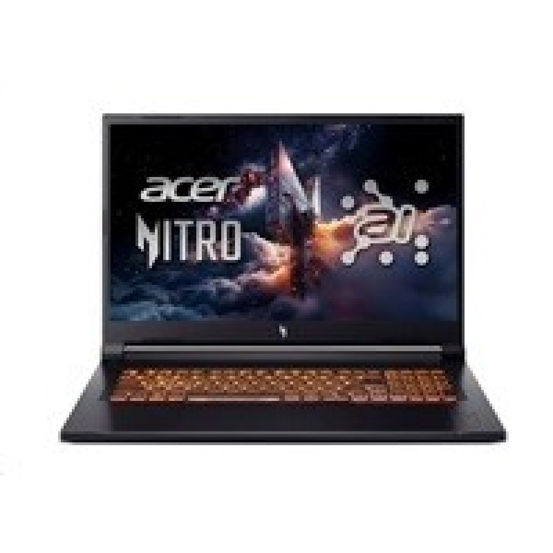 ACER NTB Nitro V 17 (ANV17-I31-774M),Core 7 240H,17.3"FHD,16GB,1TB SSD,RTX 5070,Linux,Black
