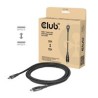 Club3D Kabel USB-C Safe s měřičem výkonu, 240 W, bez přenosu dat, 2m