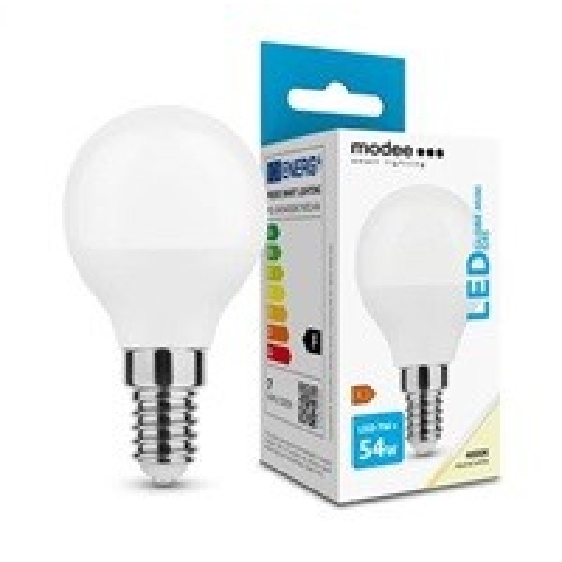 Modee E14 7W mini globe LED studená 4000K