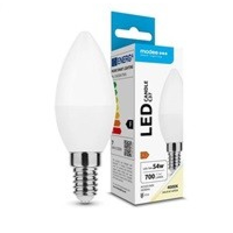 Modee E14 7W svíčka LED studená 4000K