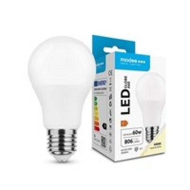 Modee E27 8,5W A60 LED studená 4000K