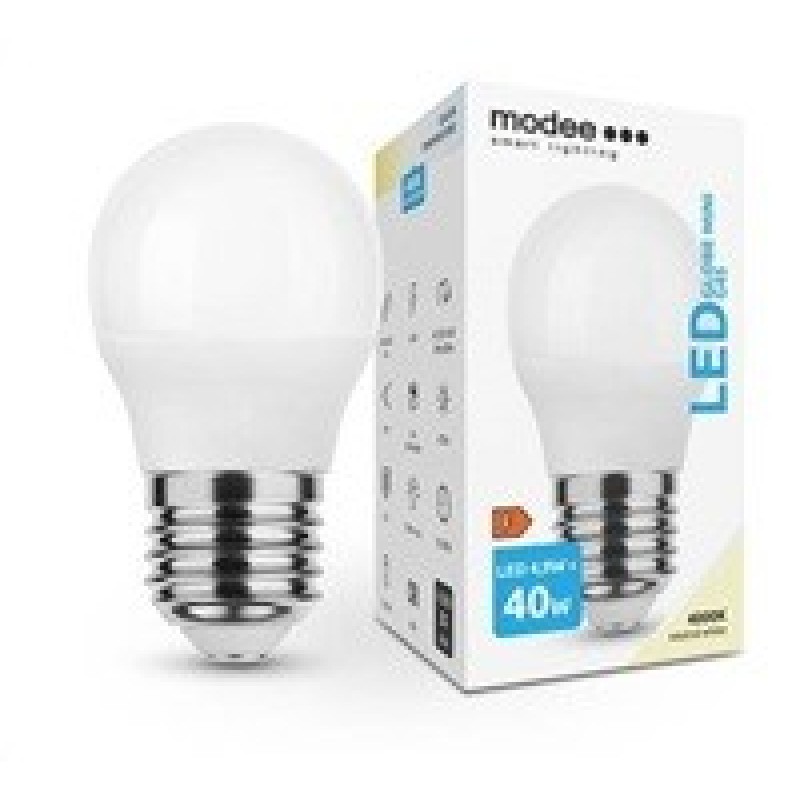 Modee E27 4,9W mini globe LED studená 4000K