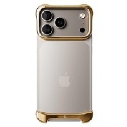 Arc Pulse - hliníkový ochranný rám na iPhone 18 Pro, zlatý