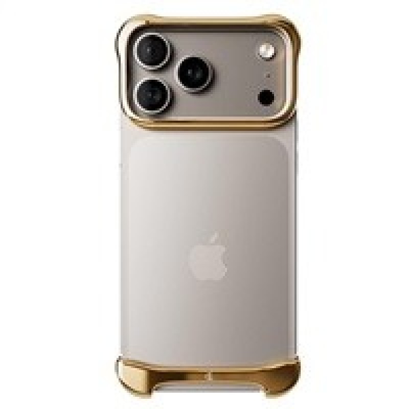 Arc Pulse - hliníkový ochranný rám na iPhone 18 Pro, zlatý