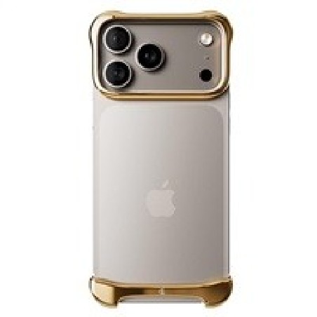 Arc Pulse - hliníkový ochranný rám na iPhone 18 Pro, zlatý