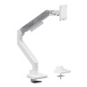 Powerton ERGO MONOA Polohovatelný držák pro monitor, bílý, 2-20KG, svorka, 17"- 49", 75x75/100x100