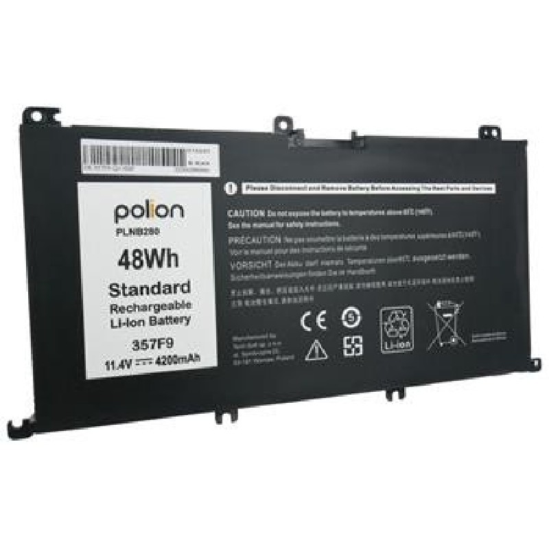 TRX Baterie Polion 357F9 pro notebooky DELL Inspiron 15 7557 7559 7567 3779 - 11,4V 4200mAh 48Wh/ neorig.
