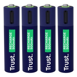 TRUST USB-C RECHARGEABLE BATTERIES 4P - AAA