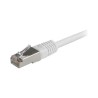 SOLARIX 10G patch kabel CAT6A SFTP LSOH 0,5m, šedý non-snag proof