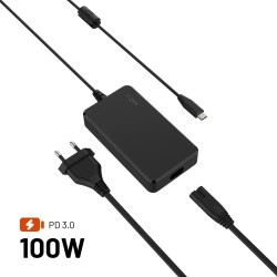 GaN adaptér FIXED pro notebooky,USB-C, PD3.0, 100W