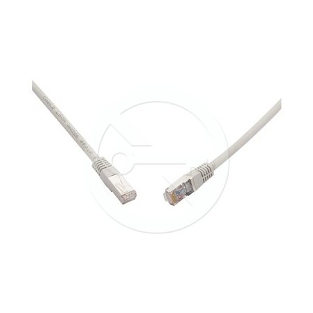 SOLARIX 10G patch kabel CAT6A SFTP LSOH 0,25m, šedý non-snag proof