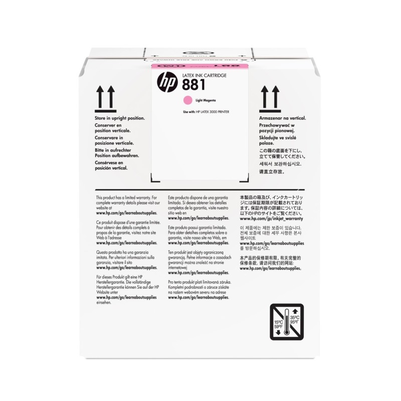 HP 881 Ink Cartridge/5-LTR LT Magenta Latex