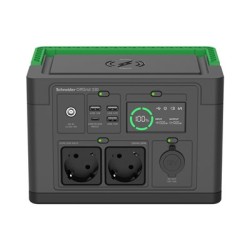 Schneider OffGrid Portable Power Station 330, 332Wh Lithium-ion, 2 Schuko, Sinewave