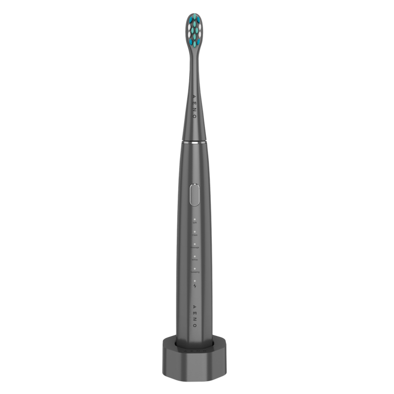 AENO Elektrický kartáček DB10G - 48600 RMP, 5 módů, 1400mAh, 3 hlavice, Šedá