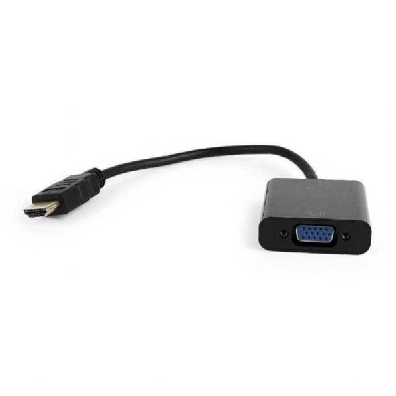 Gembird Adapter HDMI-A - VGA (M/F), černý
