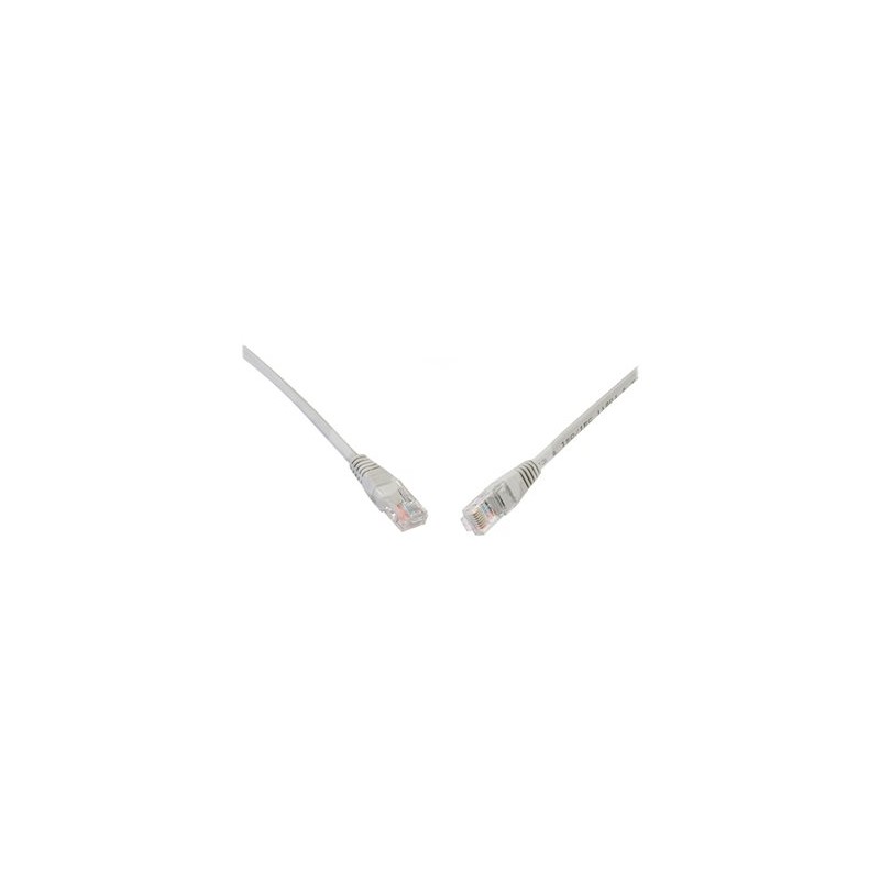SOLARIX patch kabel CAT5E UTP PVC 0,5m šedý non-snag proof