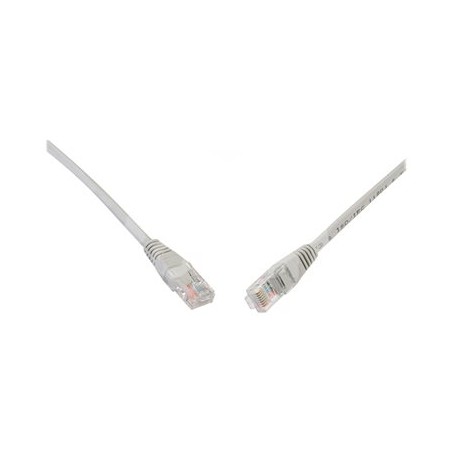 SOLARIX patch kabel CAT5E UTP PVC 0,5m šedý non-snag proof