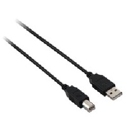 V7 USB2.0 A TO B Cable 1.8M Black/Data Cable 480MBPS Peripherals